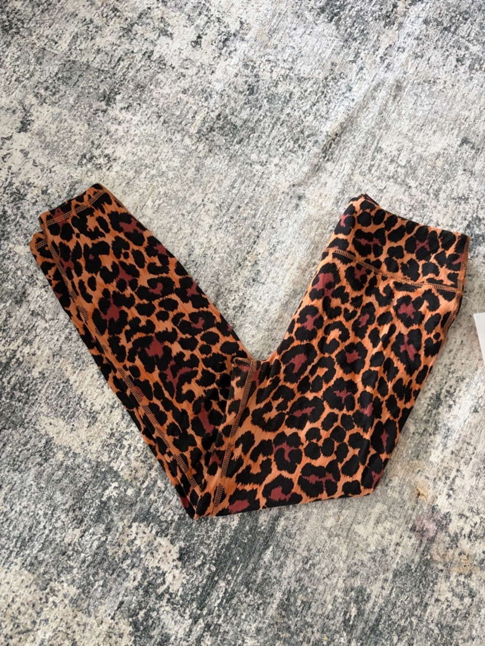 J. Crew Animal Print Stretch Leggings in Brown/Black